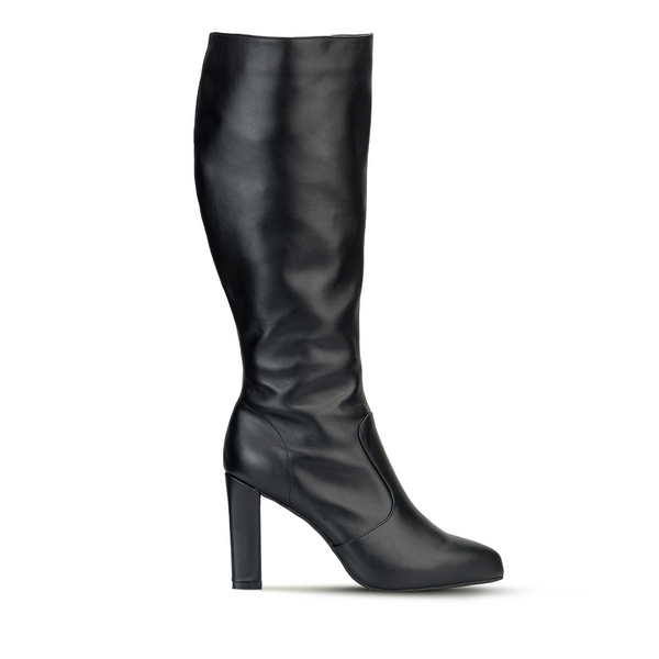 High heels sale leather boots